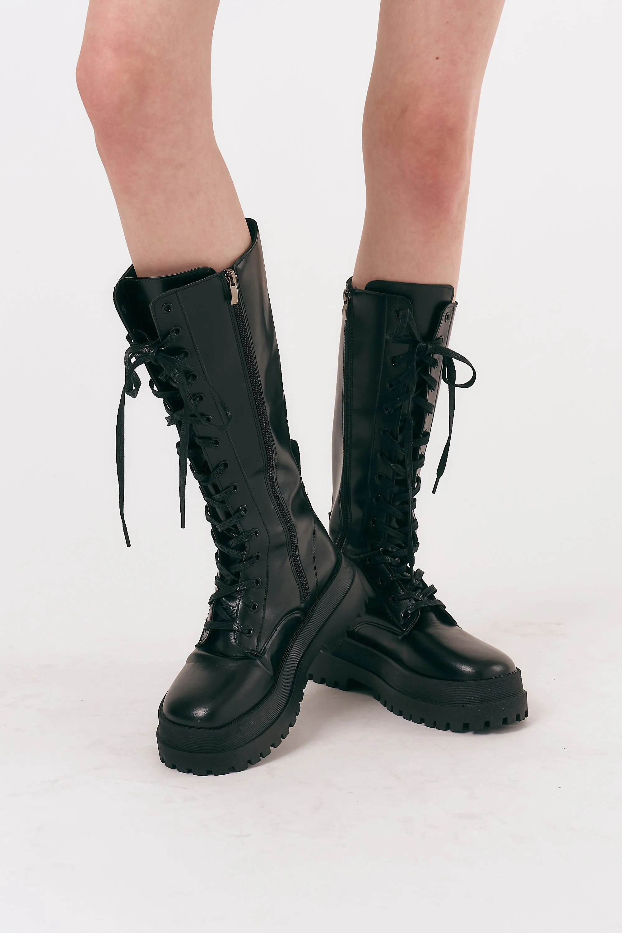 Milly Chunky Combat Boots