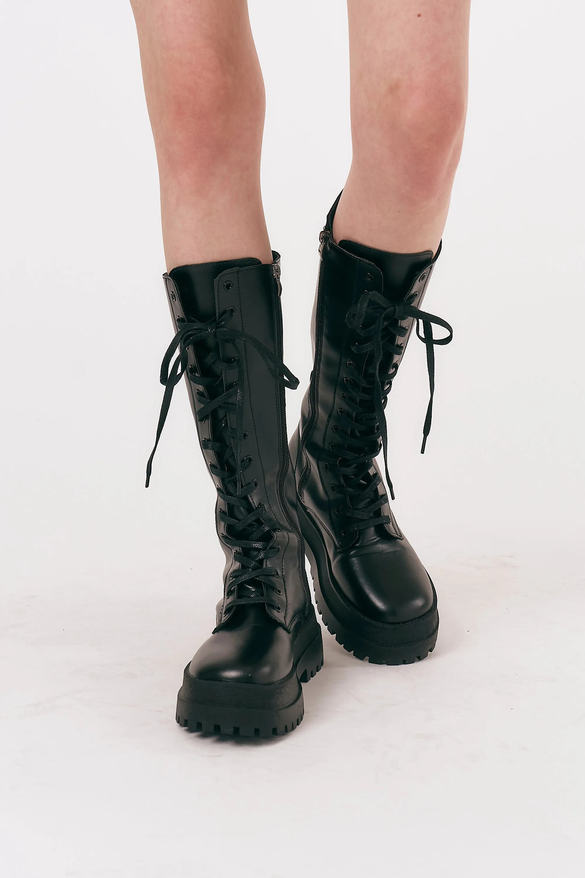 Milly Chunky Combat Boots