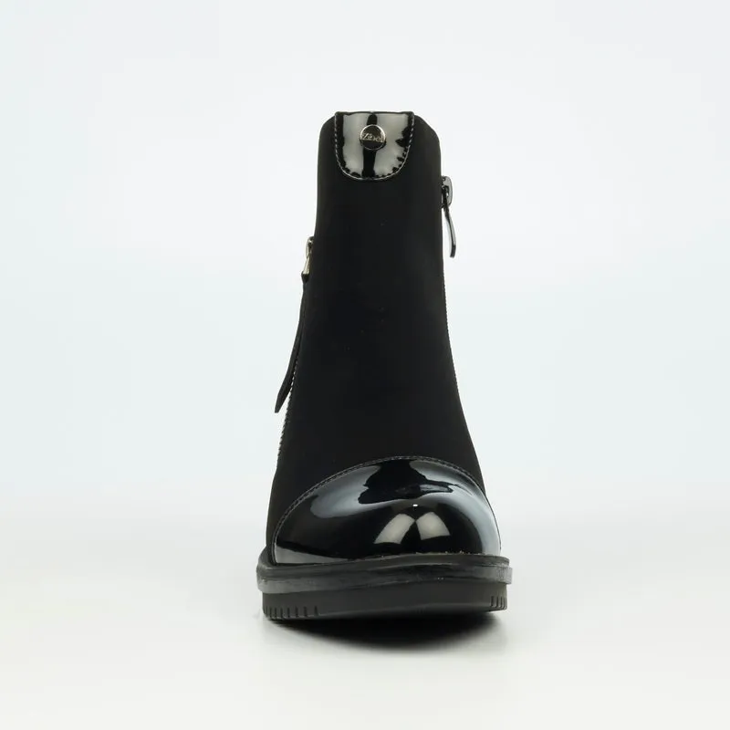 Miss Black Ankle Boots - Black