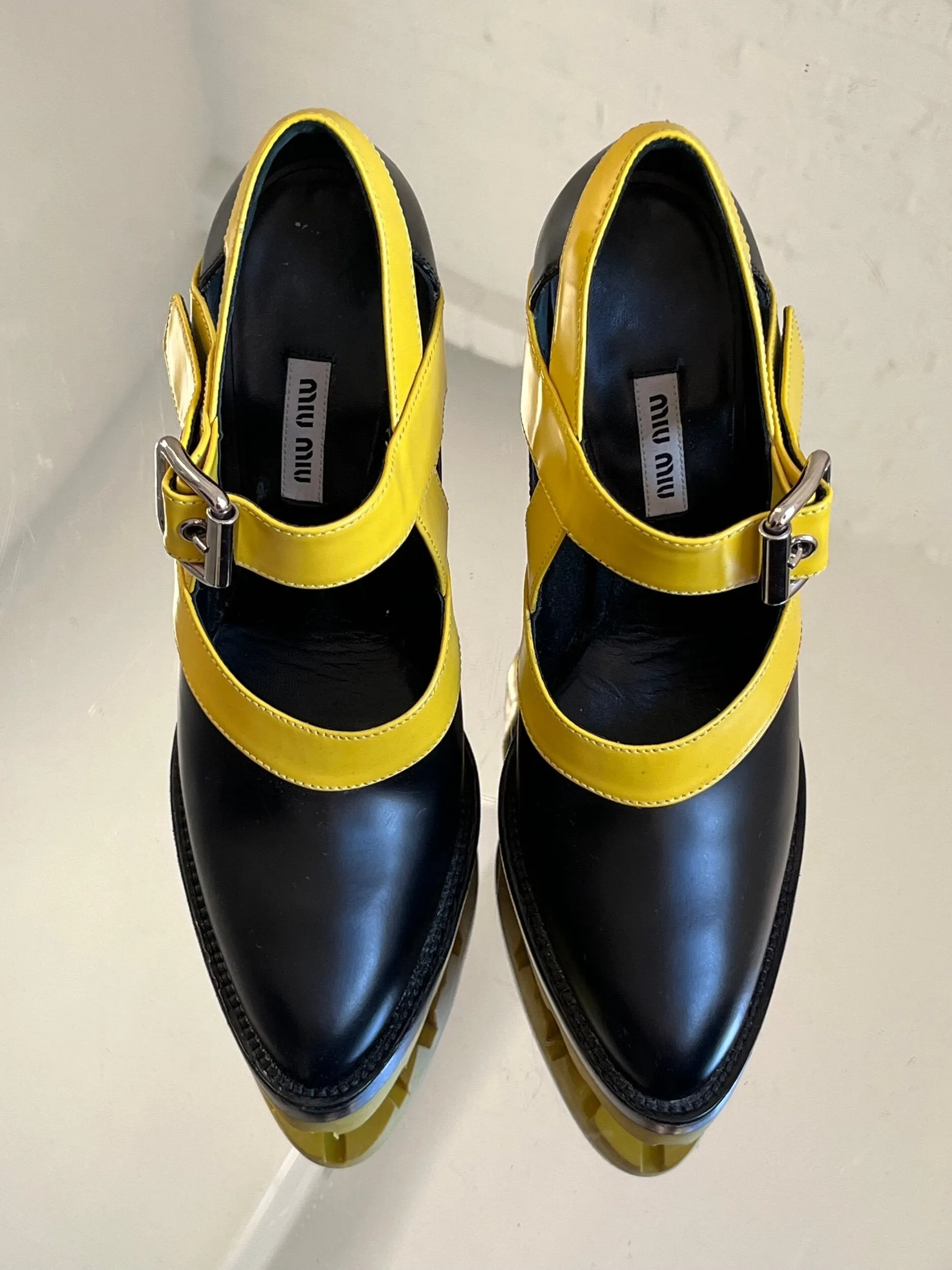 Miu Miu platform heels