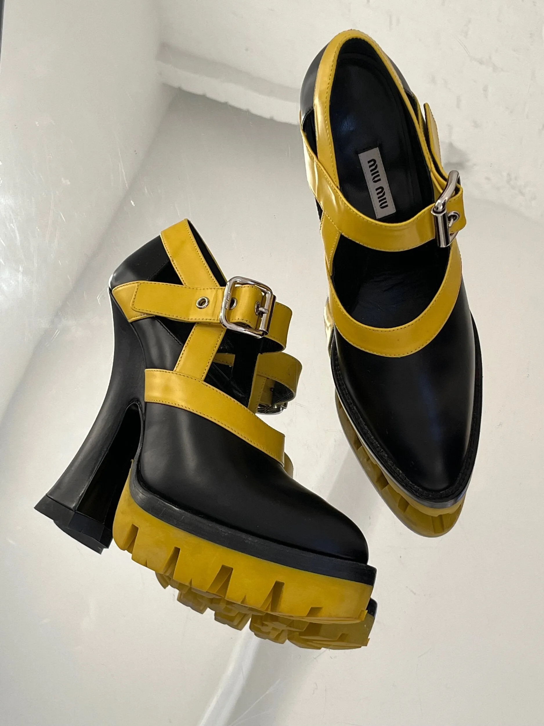 Miu Miu platform heels