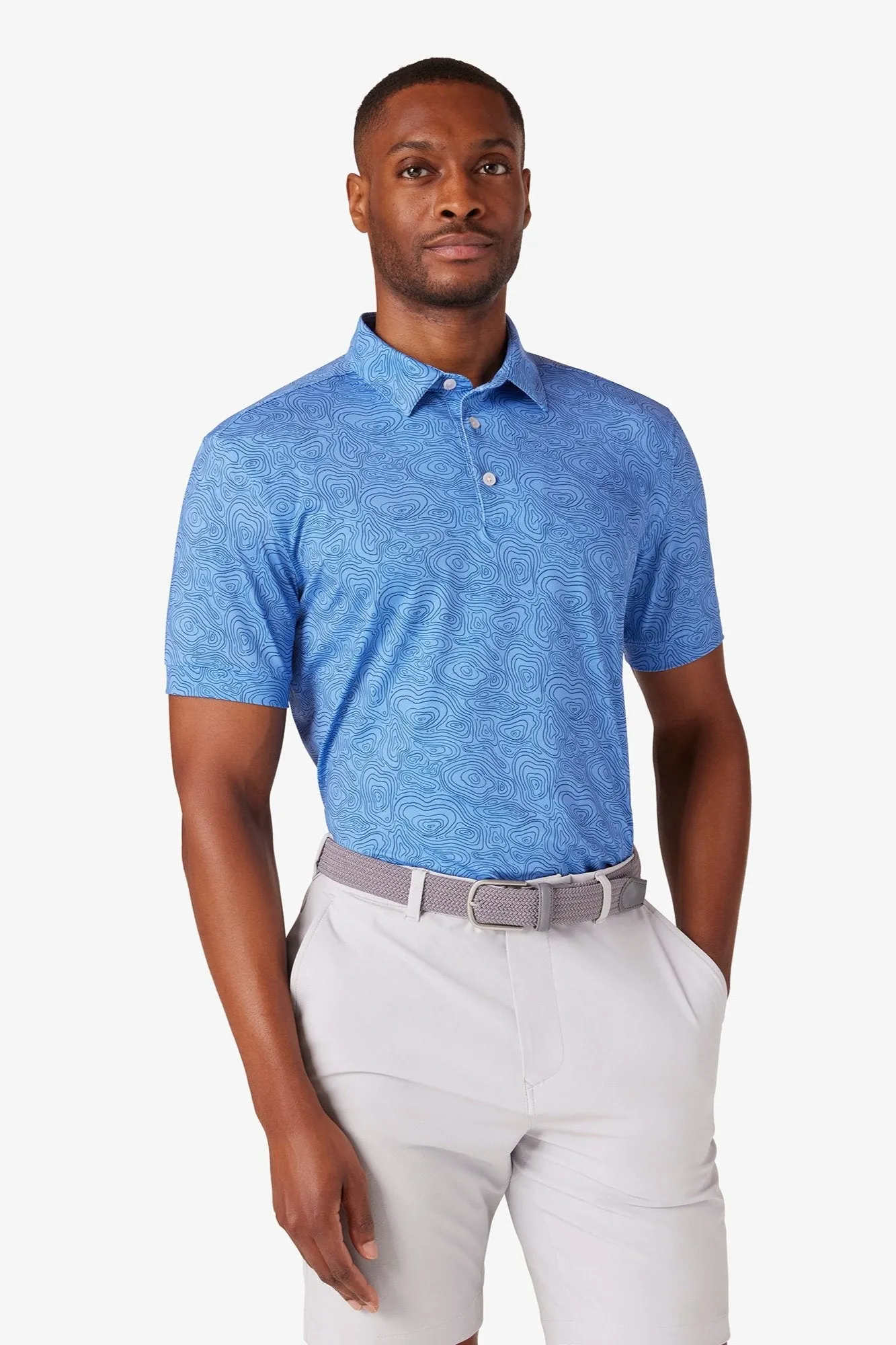 Mizzen   Main Blue Wave Versa Polo. Last one! 50% Off Clearance sale!