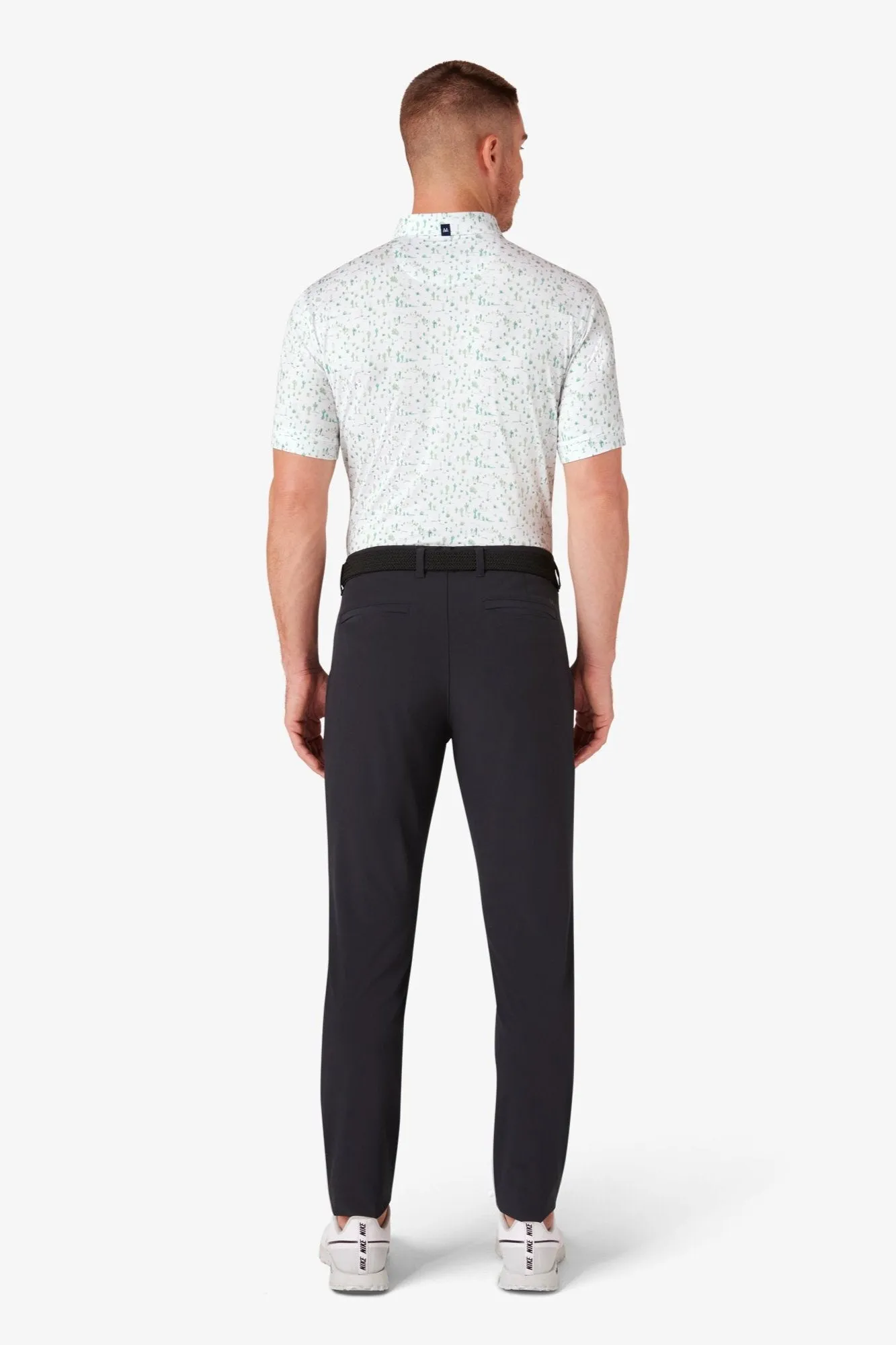Mizzen Main Green Cacti Versa Polo. Last one! 50% Off Clearance sale!