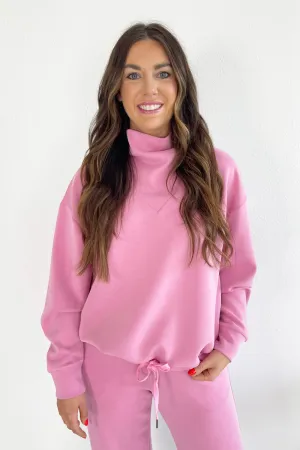 Modal Blend Cowl Neck Sweatshirt