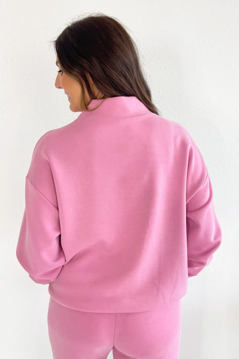 Modal Blend Cowl Neck Sweatshirt