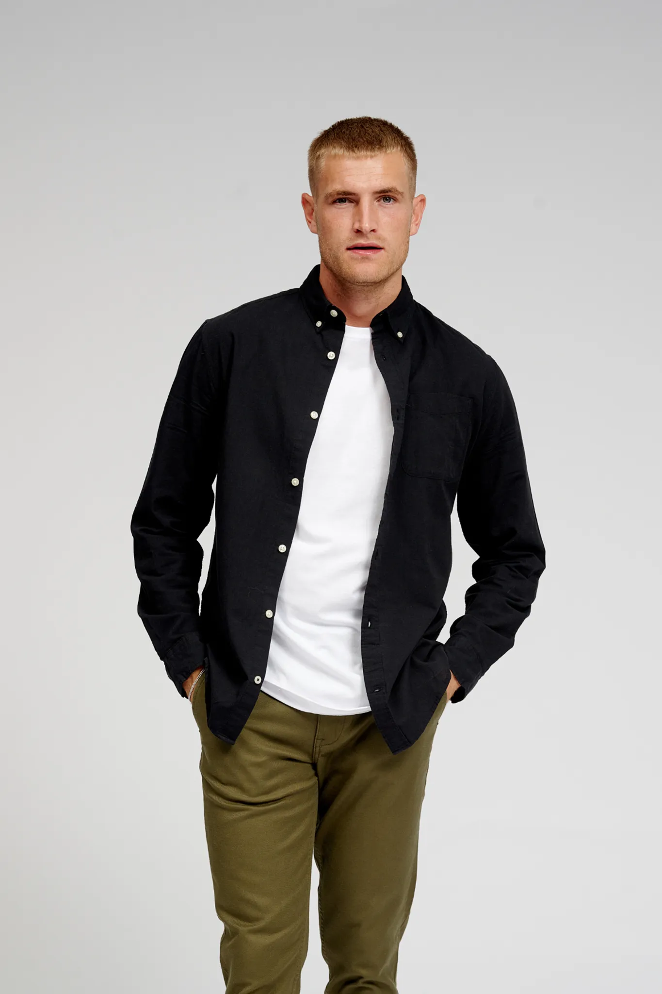 Moderner & Klassik: Das Schwarze Oxford Hemd