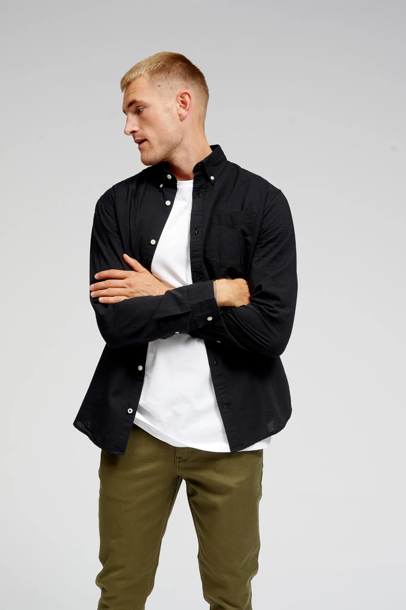 Moderner & Klassik: Das Schwarze Oxford Hemd