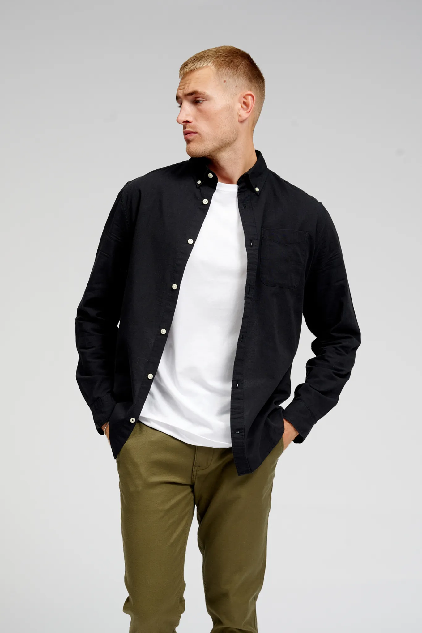 Moderner & Klassik: Das Schwarze Oxford Hemd
