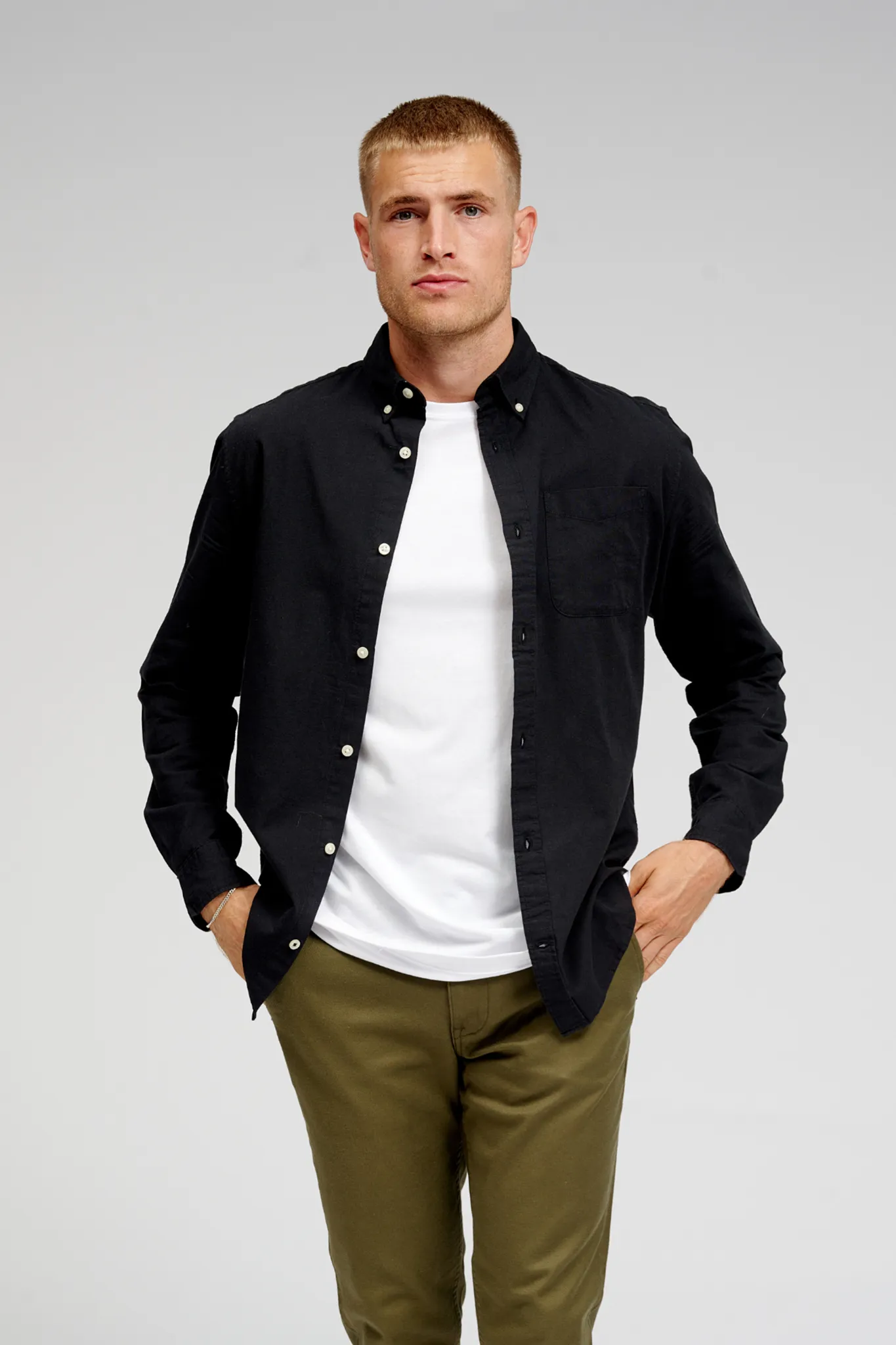 Moderner & Klassik: Das Schwarze Oxford Hemd