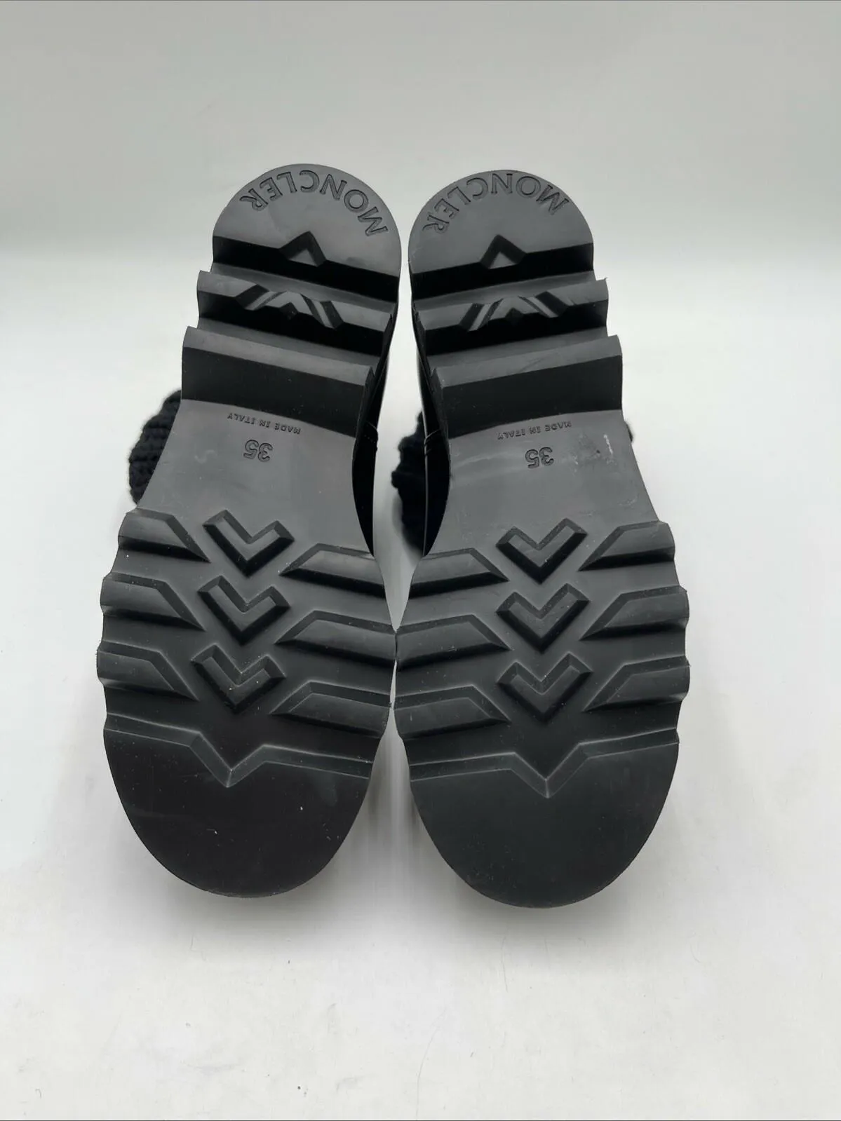 Moncler Ginette Rain Boots Women’s Black Size 35 - Very Good
