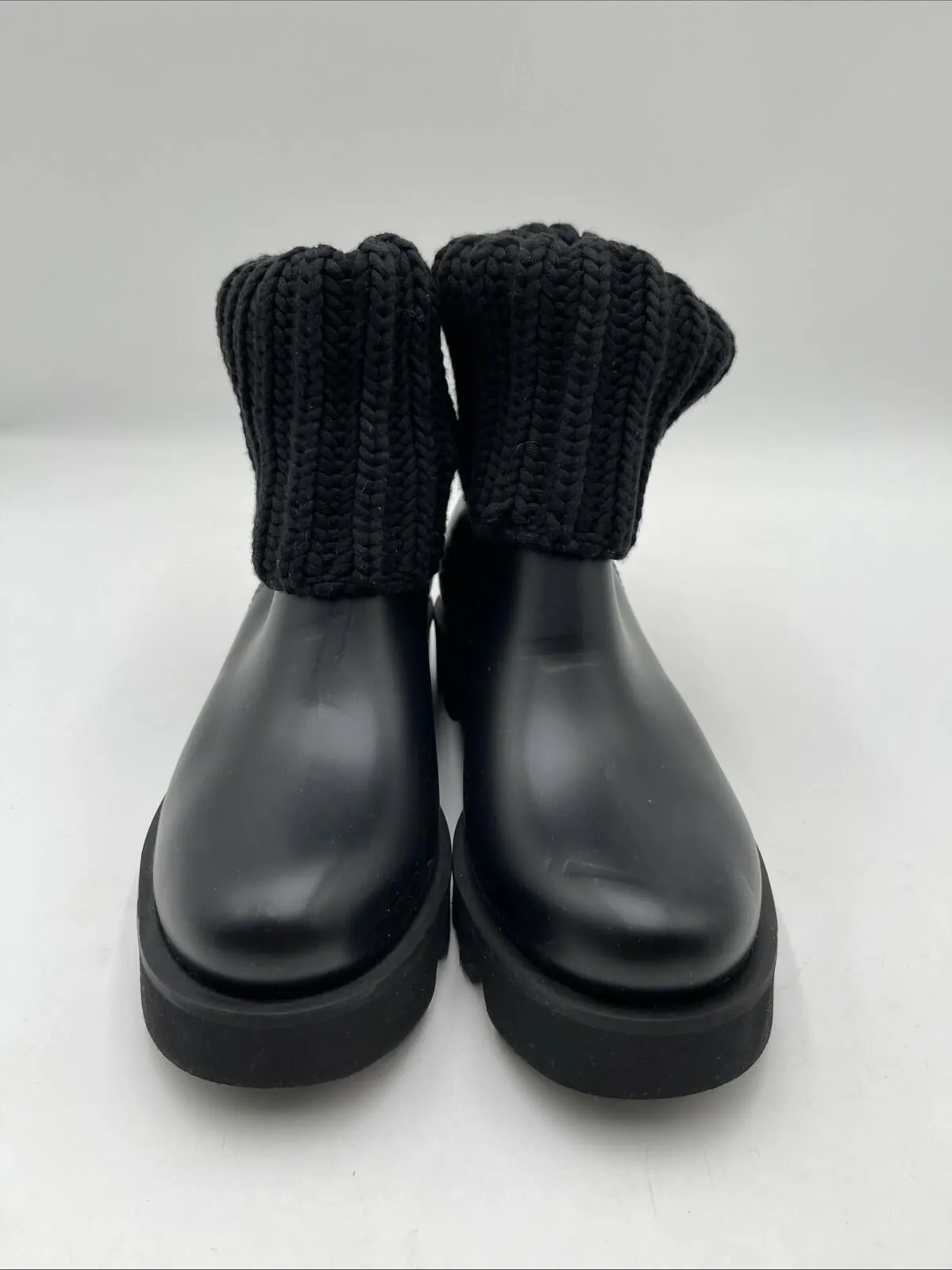 Moncler Ginette Rain Boots Women’s Black Size 35 - Very Good