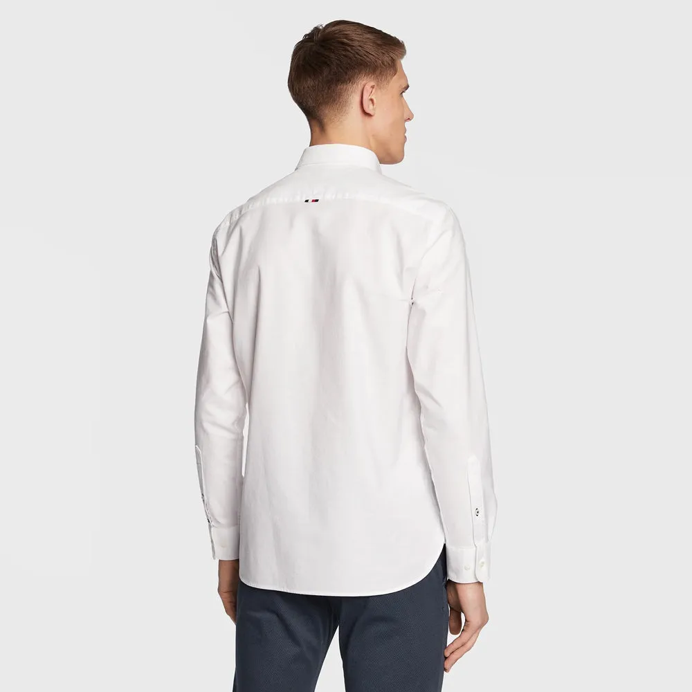 Monogram Oxford Shirt - White