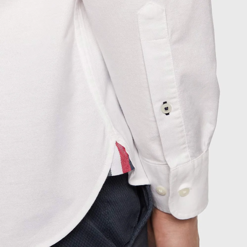 Monogram Oxford Shirt - White