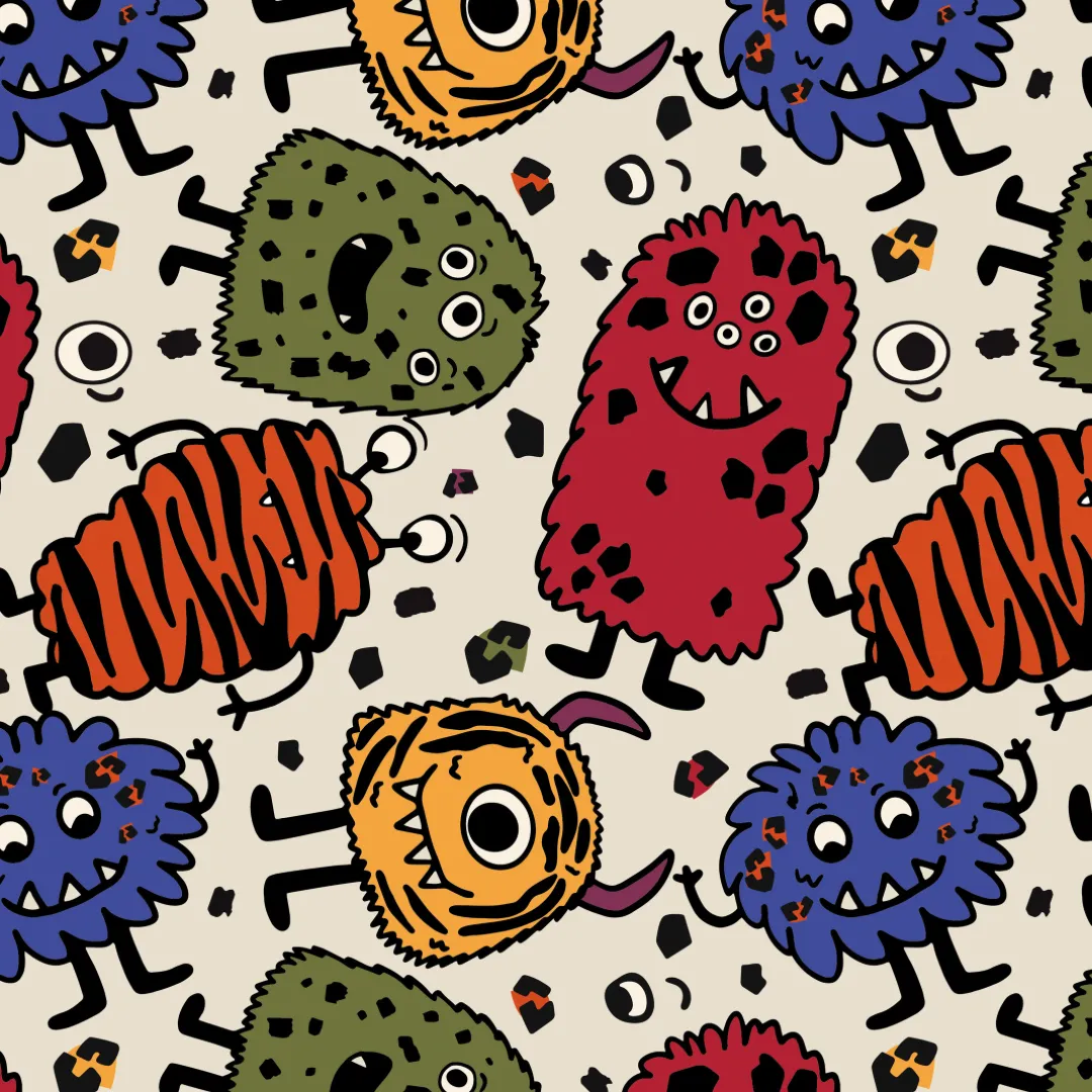 Monster Mash Polo Neck T-Shirt