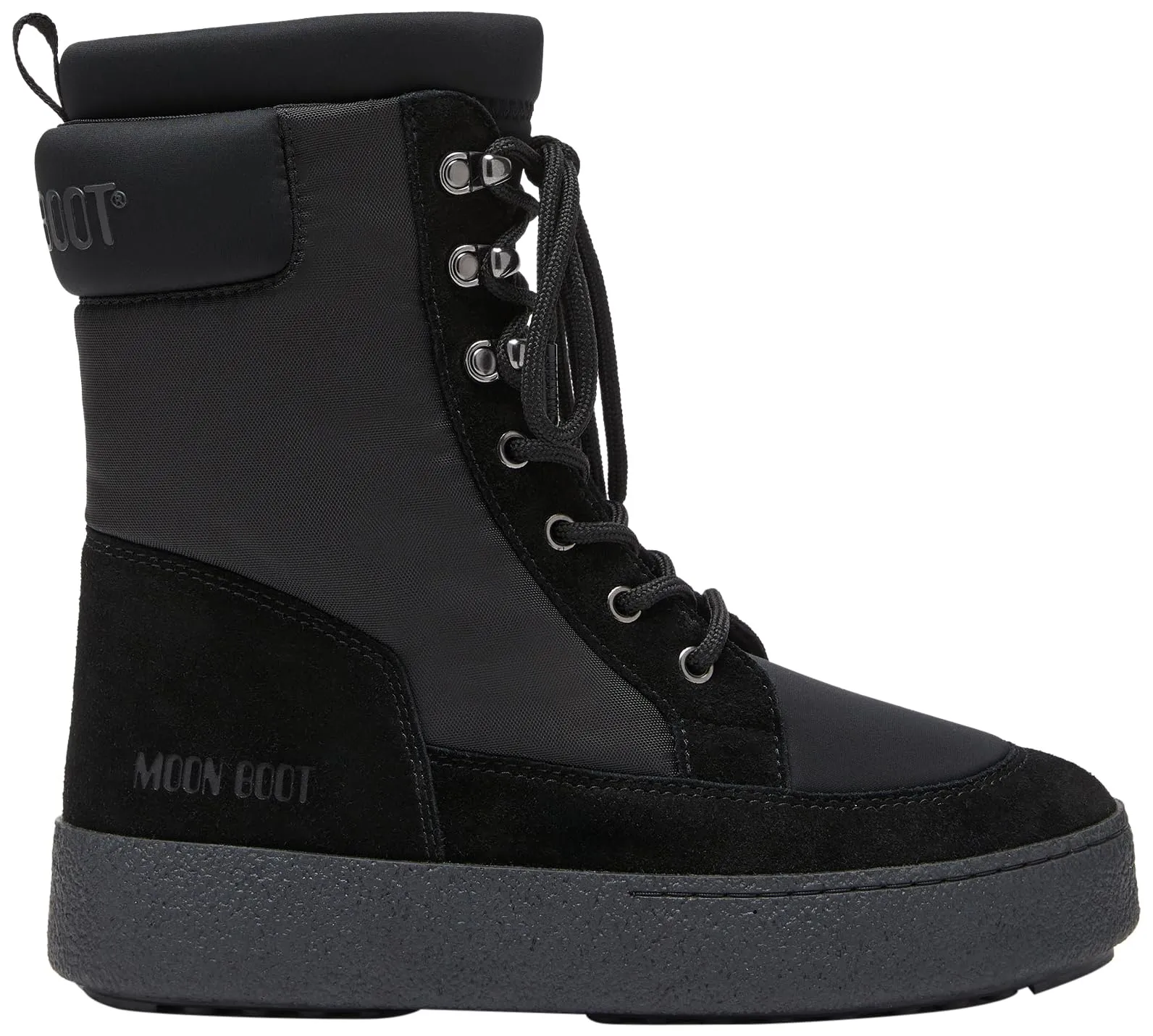 Moon Boot, Ltrack Insulated Nylon Unisex Lace-Up Combat Boots.