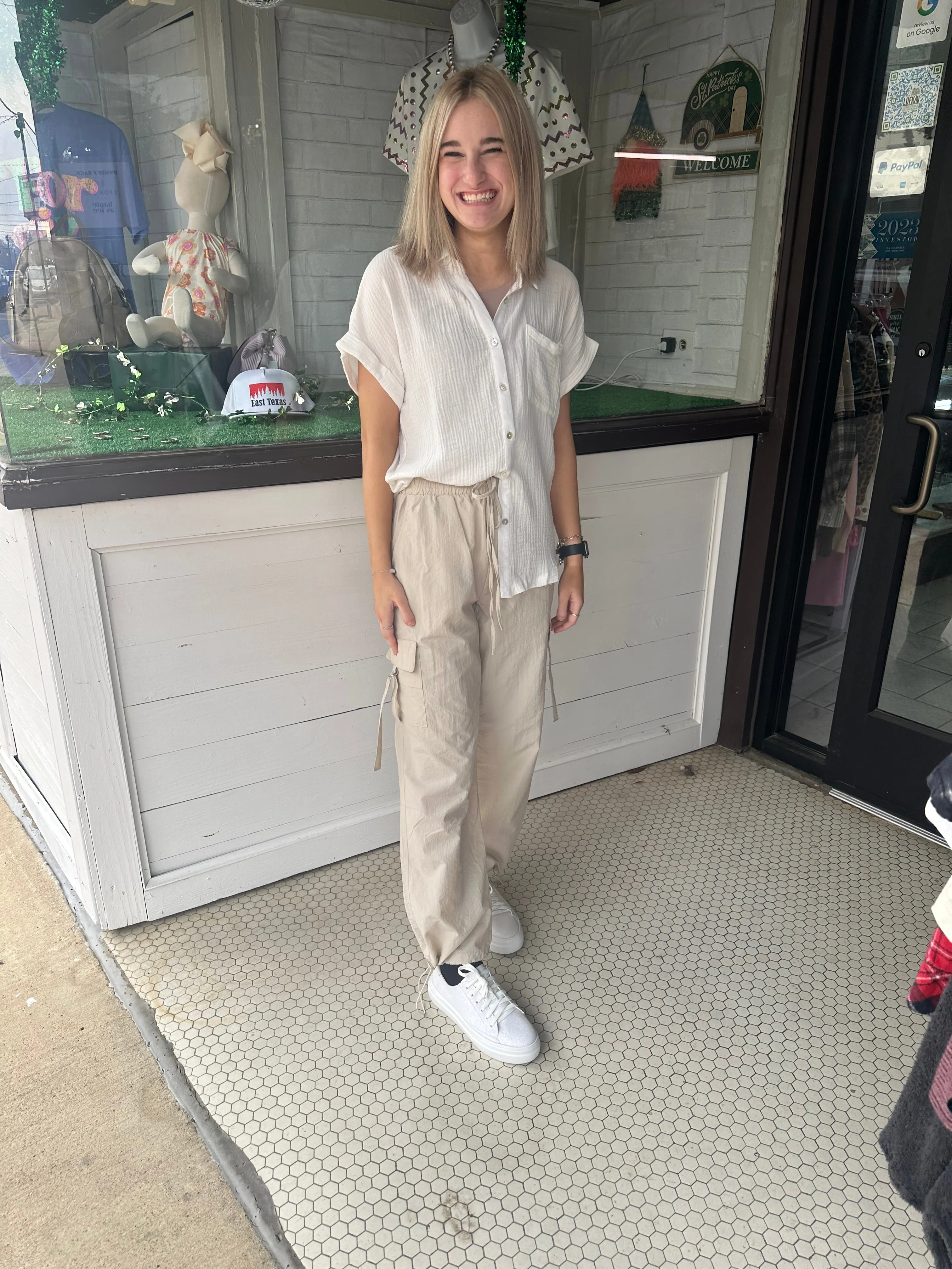 Most Relaxed Cargo Pants: Beige