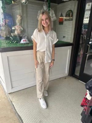 Most Relaxed Cargo Pants: Beige