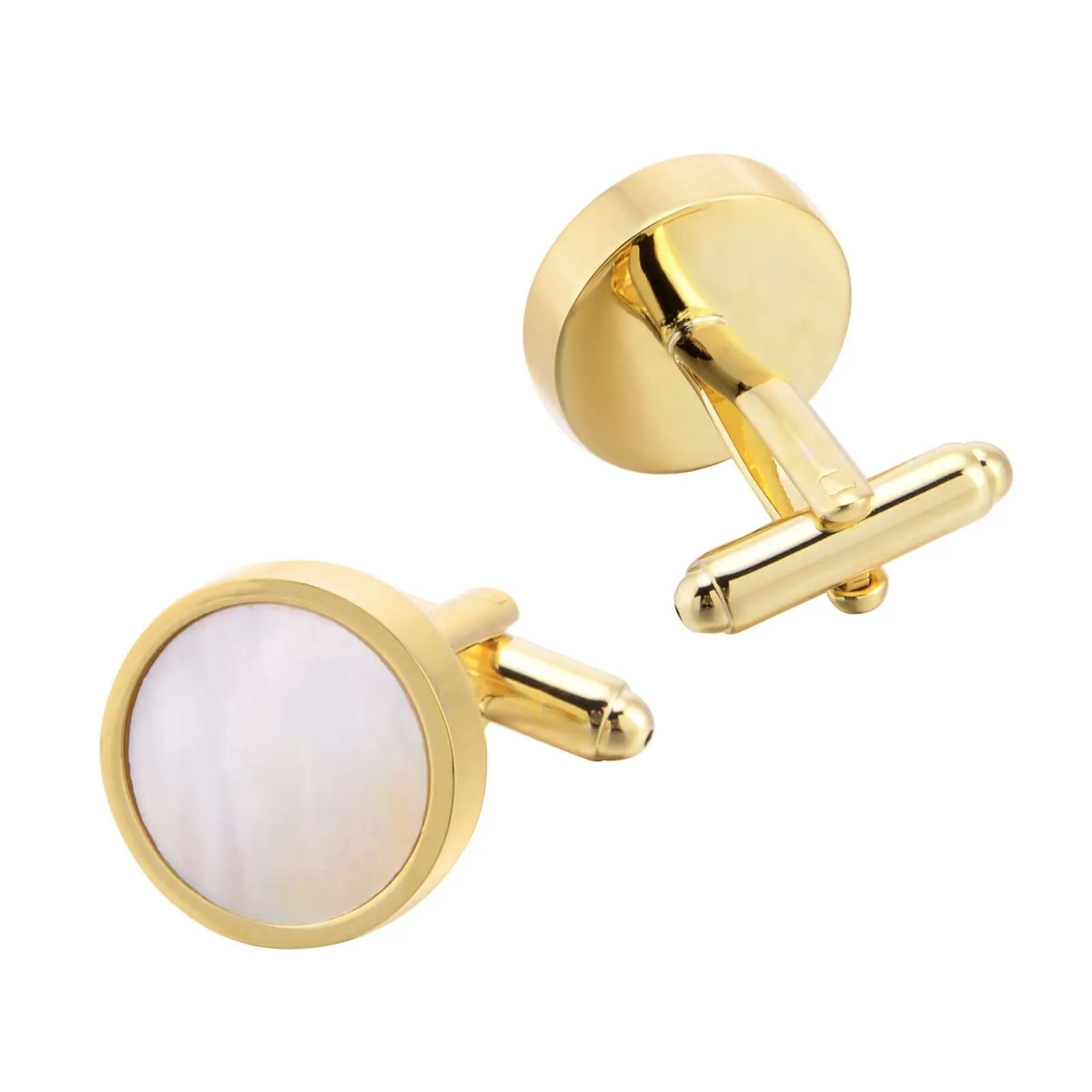 Mother of Pearl Formal Business Wedding Party Tuxedo Swank Cufflinks