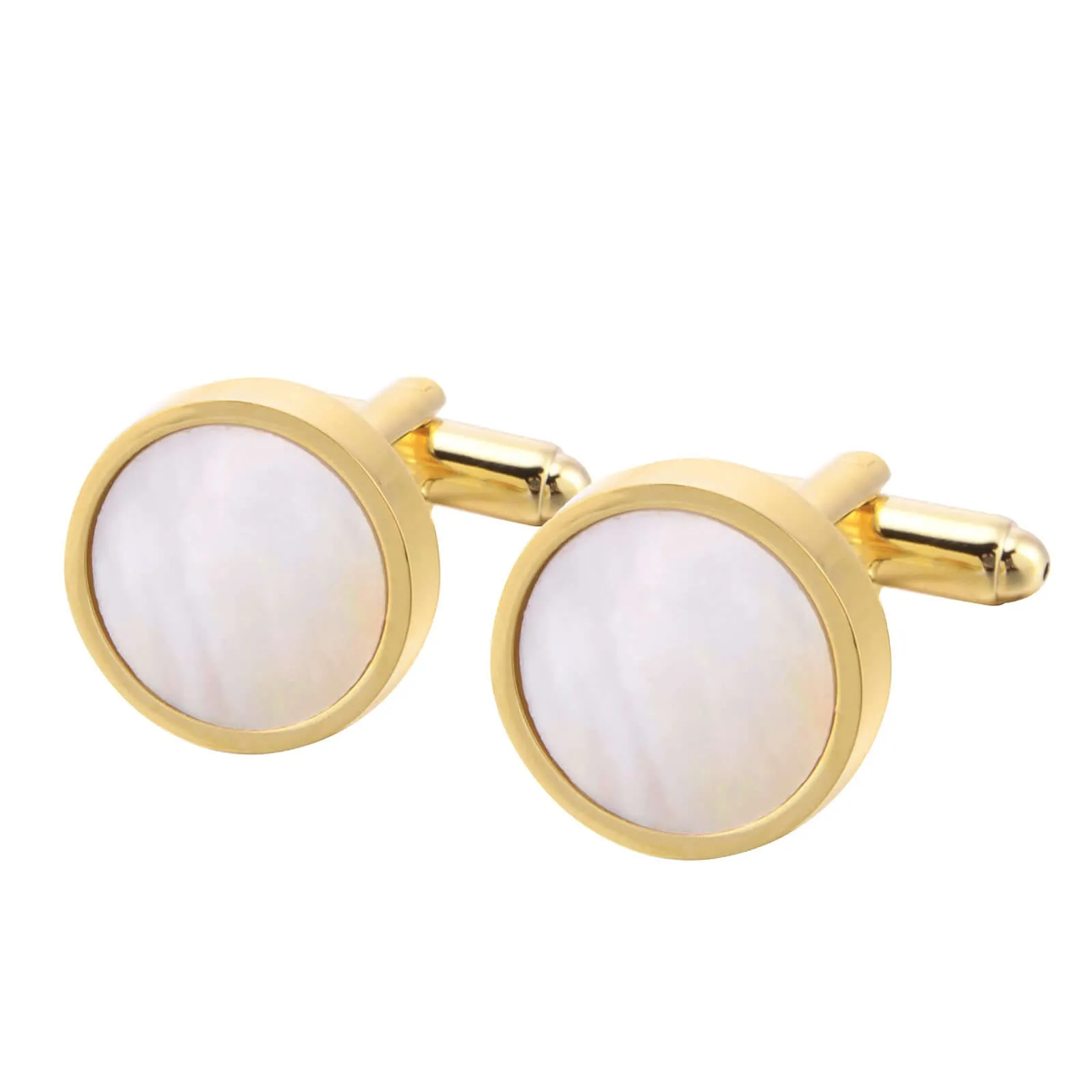 Mother of Pearl Formal Business Wedding Party Tuxedo Swank Cufflinks