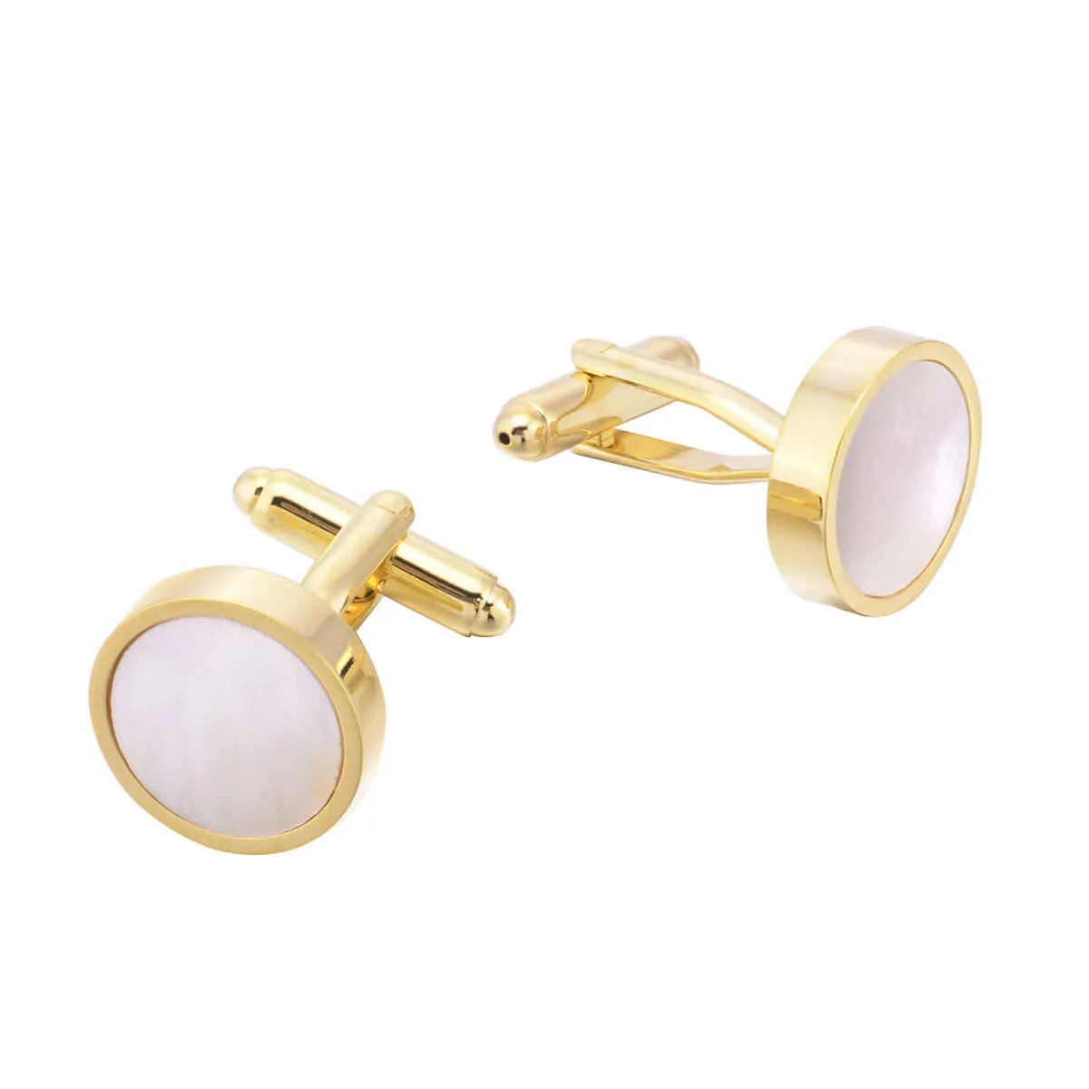 Mother of Pearl Formal Business Wedding Party Tuxedo Swank Cufflinks