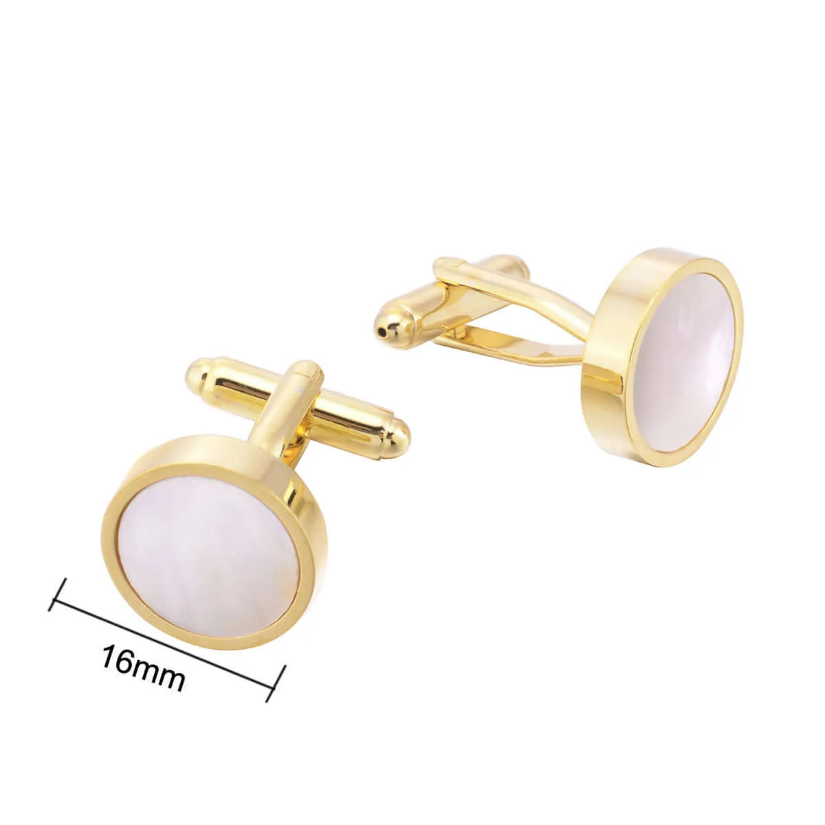 Mother of Pearl Formal Business Wedding Party Tuxedo Swank Cufflinks
