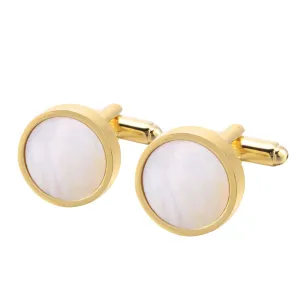 Mother of Pearl Formal Business Wedding Party Tuxedo Swank Cufflinks