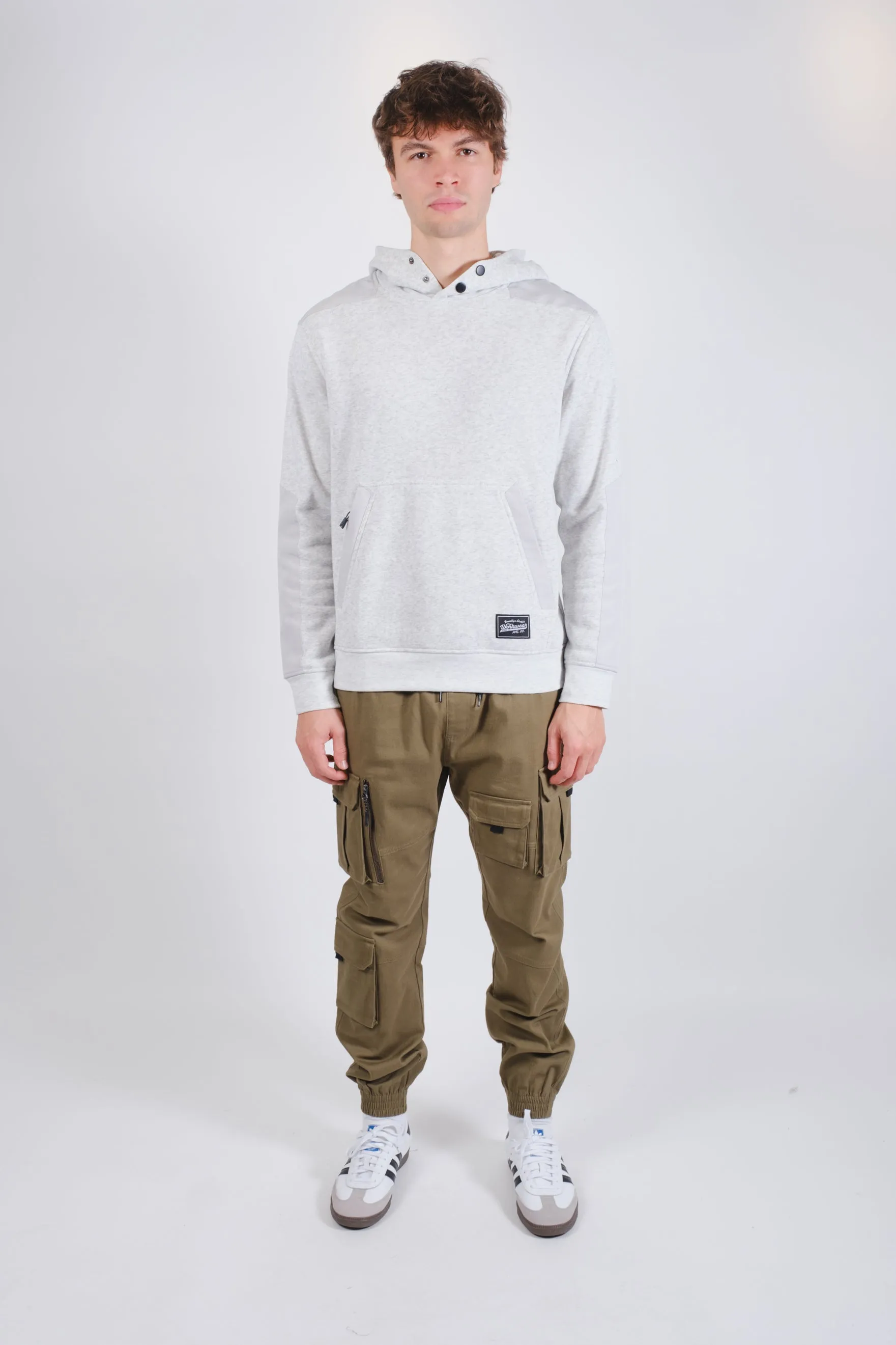 Multi Pocket Stretch Twill Cargo Jogger