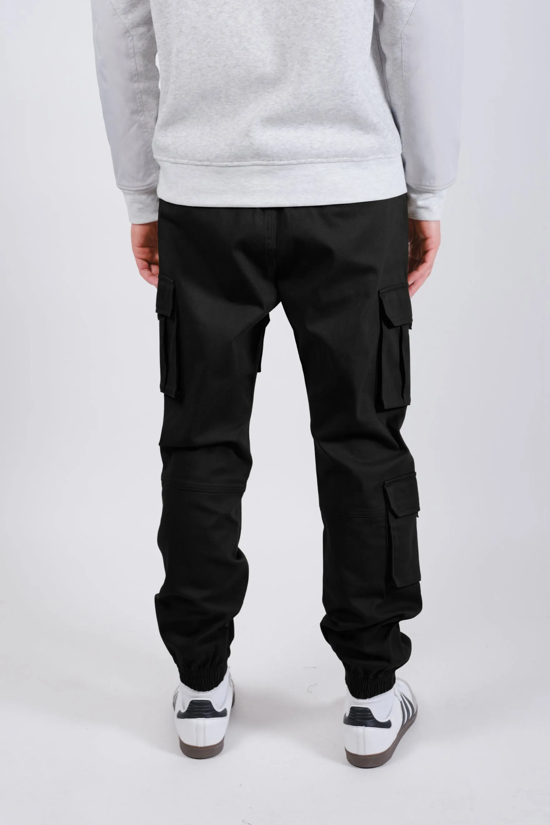 Multi Pocket Stretch Twill Cargo Jogger