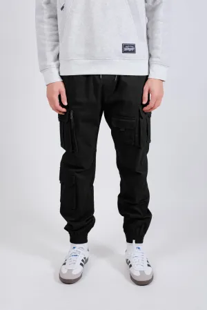 Multi Pocket Stretch Twill Cargo Jogger