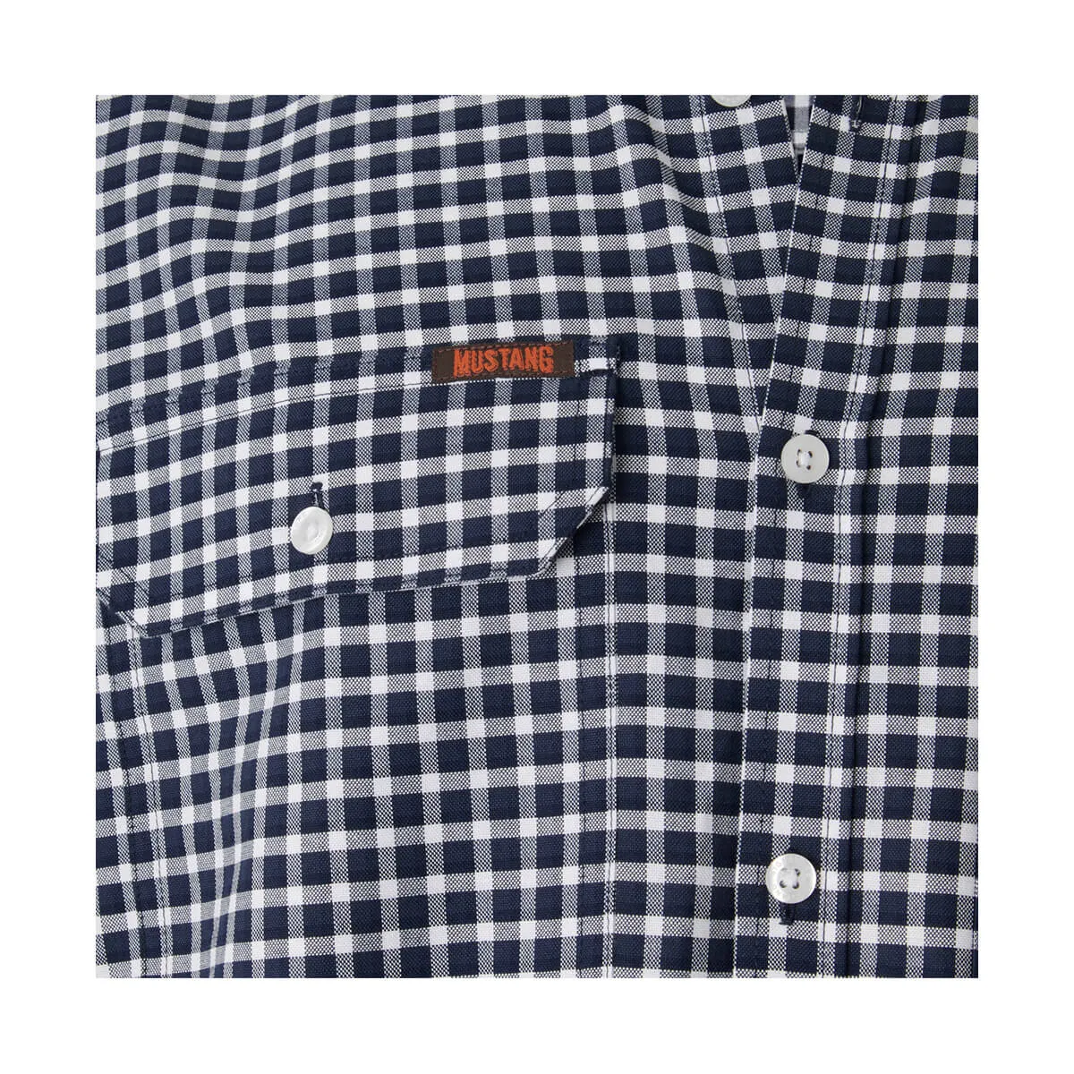 Mustang Signature Y04005 Mens Formal Check Shirt