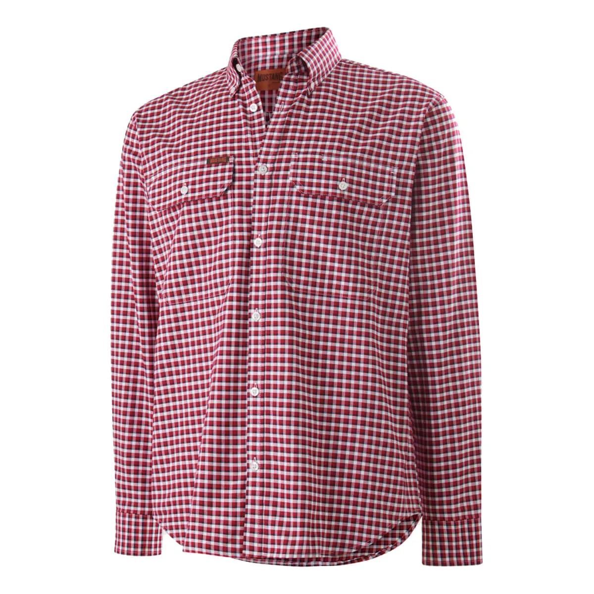 Mustang Signature Y04005 Mens Formal Check Shirt