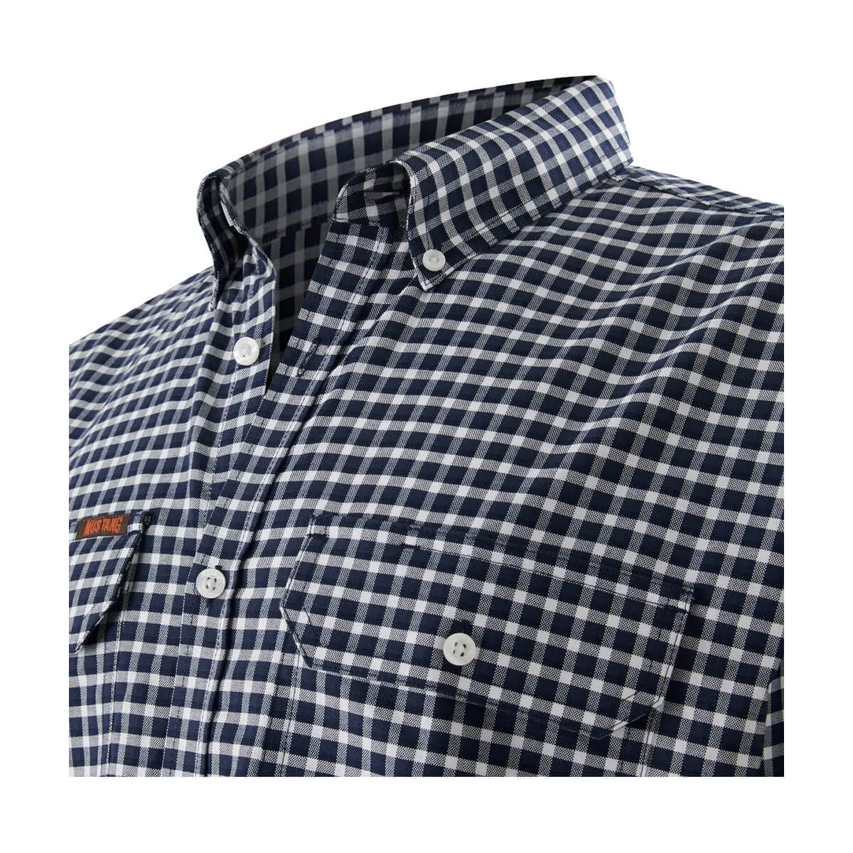 Mustang Signature Y04005 Mens Formal Check Shirt