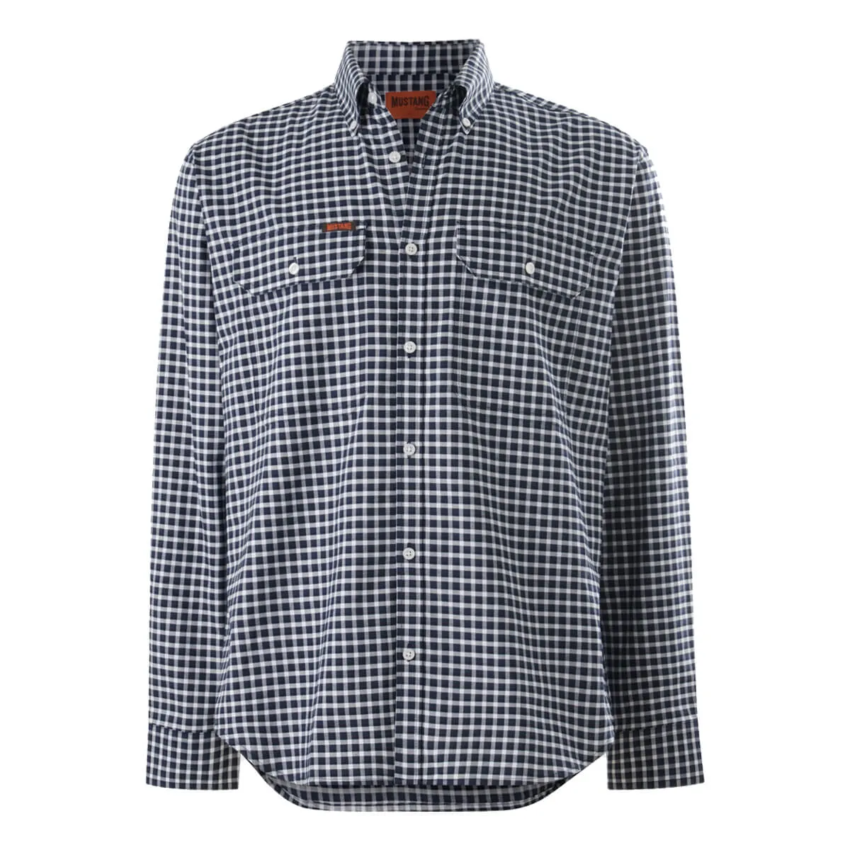 Mustang Signature Y04005 Mens Formal Check Shirt