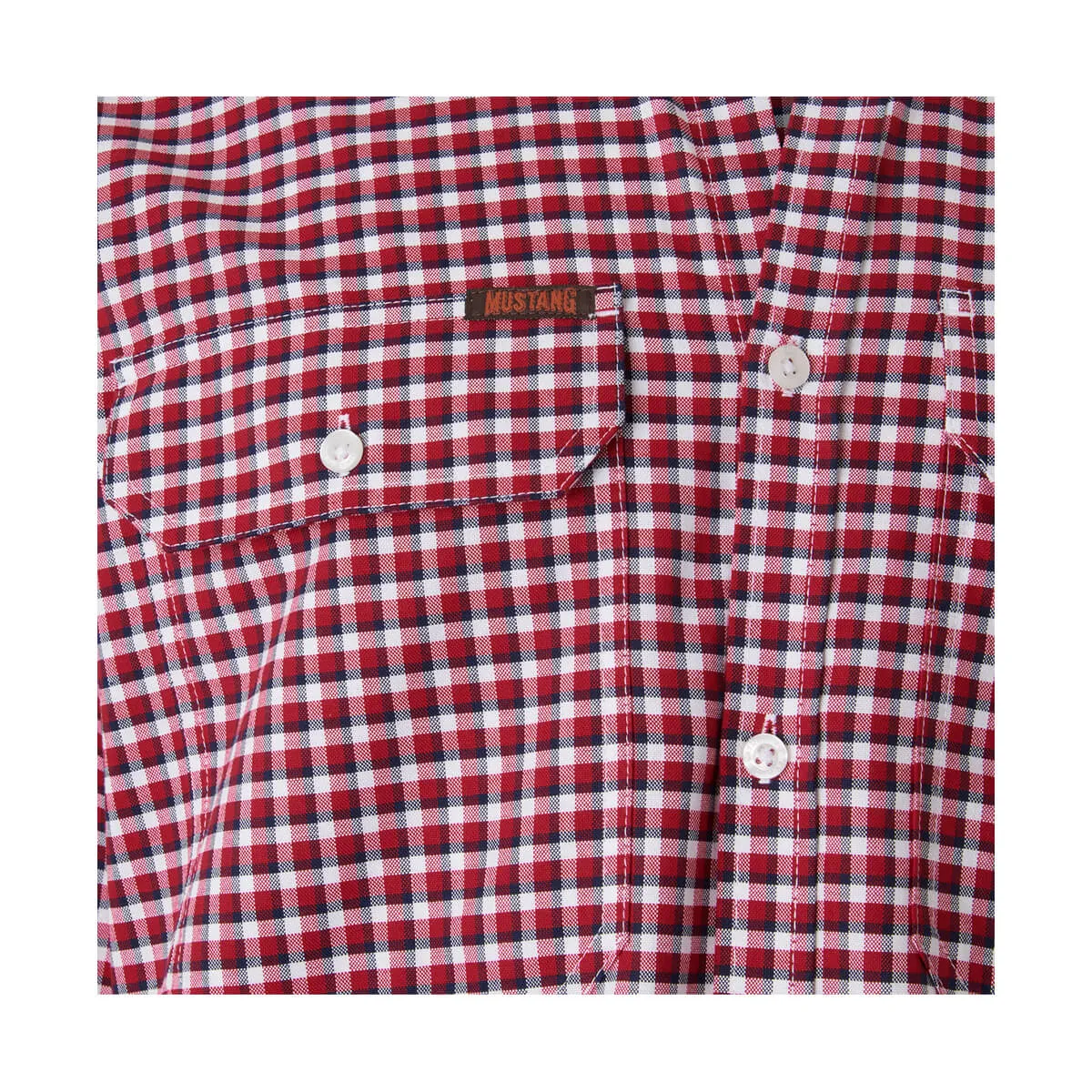 Mustang Signature Y04005 Mens Formal Check Shirt