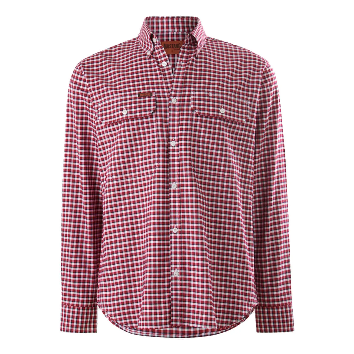 Mustang Signature Y04005 Mens Formal Check Shirt