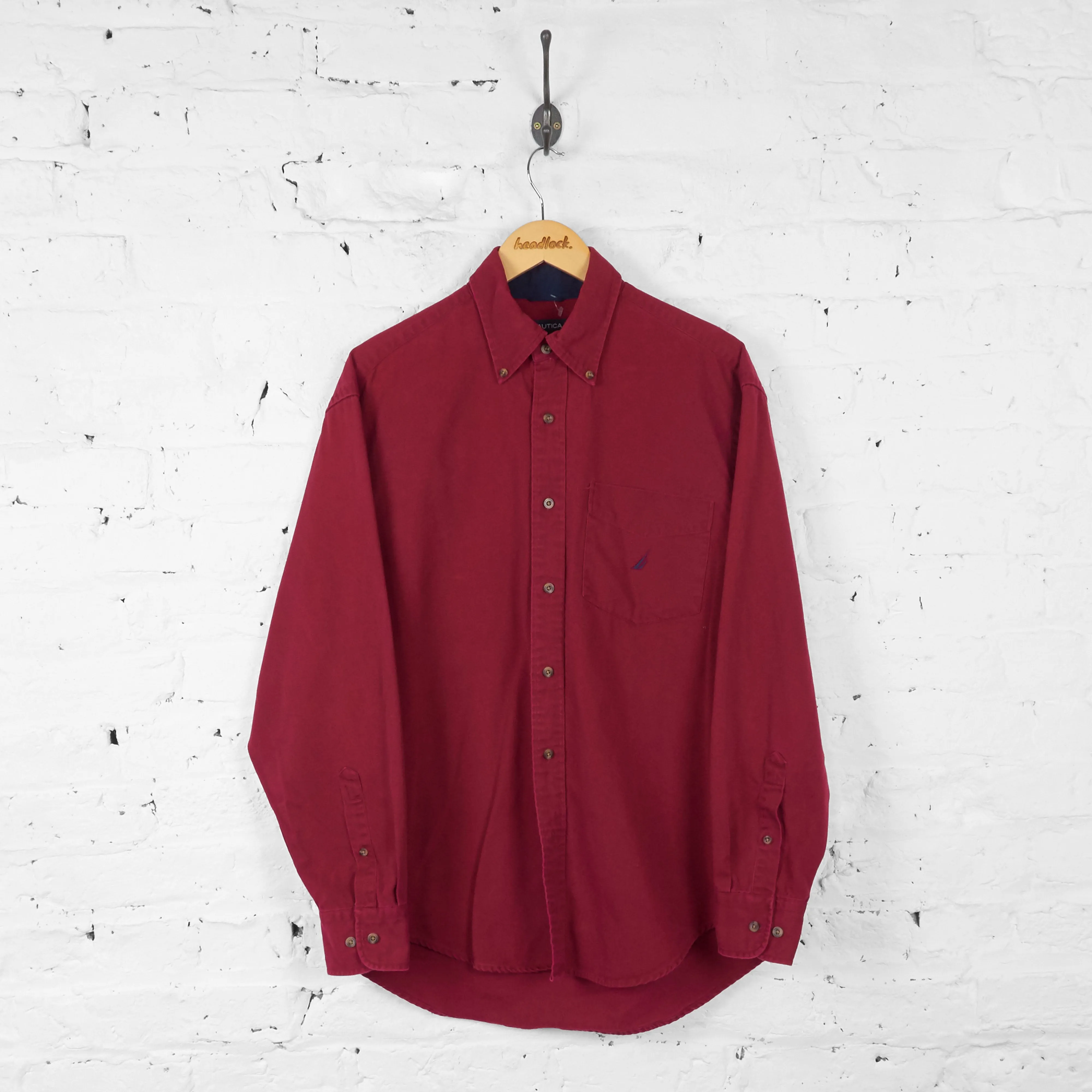 Nautica Oxford Shirt - Red - M