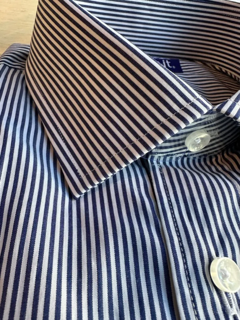 Navy Bengals Stripe Premium Shirt (Final Sale)