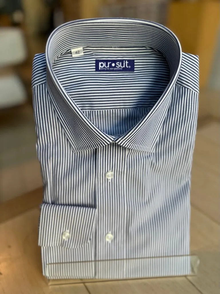 Navy Bengals Stripe Premium Shirt (Final Sale)