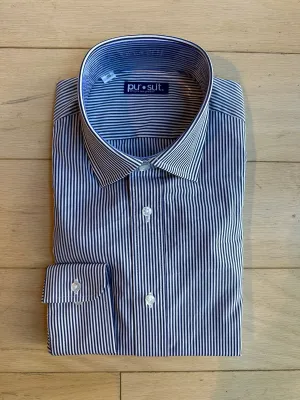 Navy Bengals Stripe Premium Shirt (Final Sale)