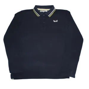 Navy Polo Long Sleeve