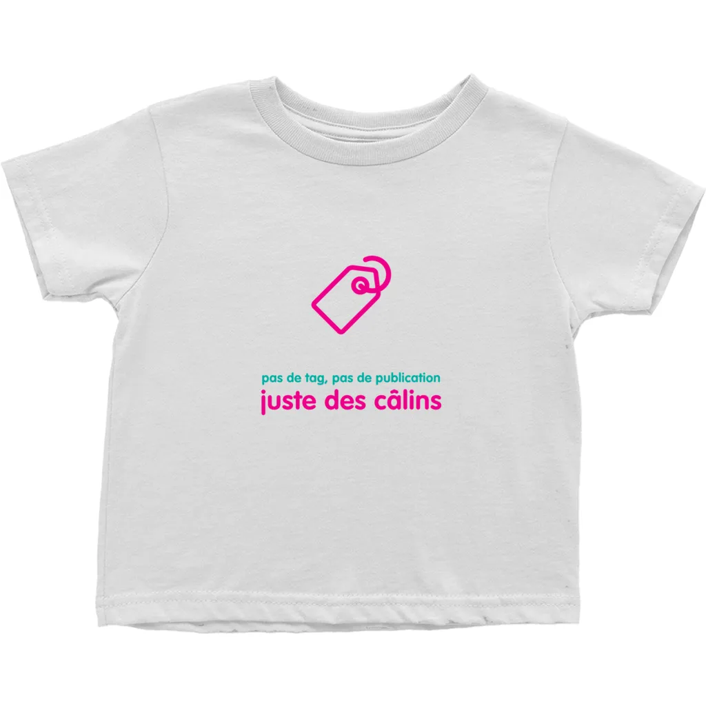 No Tagging Toddler T-Shirts (French)