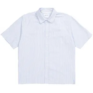 Norse Projects Ivan Oxford Monogram Blue Stripe
