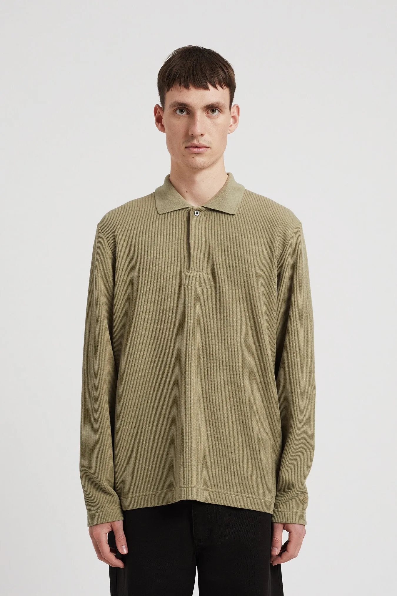 Norse Projects Ruben Double Face LS Polo Clay