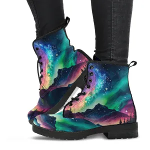 Northern Lights Colorful Ankle Boots