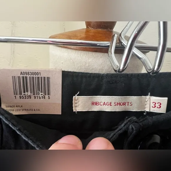 NWT Black Ribcage shirts size 33