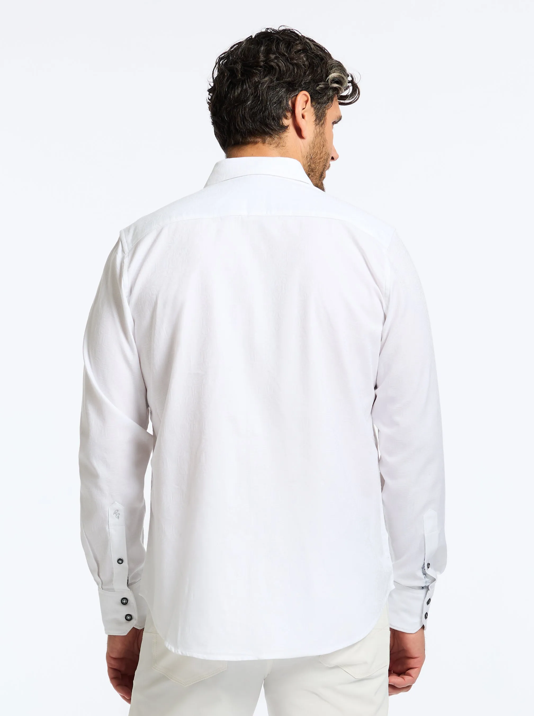 ODYSSEY LONG SLEEVE BUTTON DOWN SHIRT