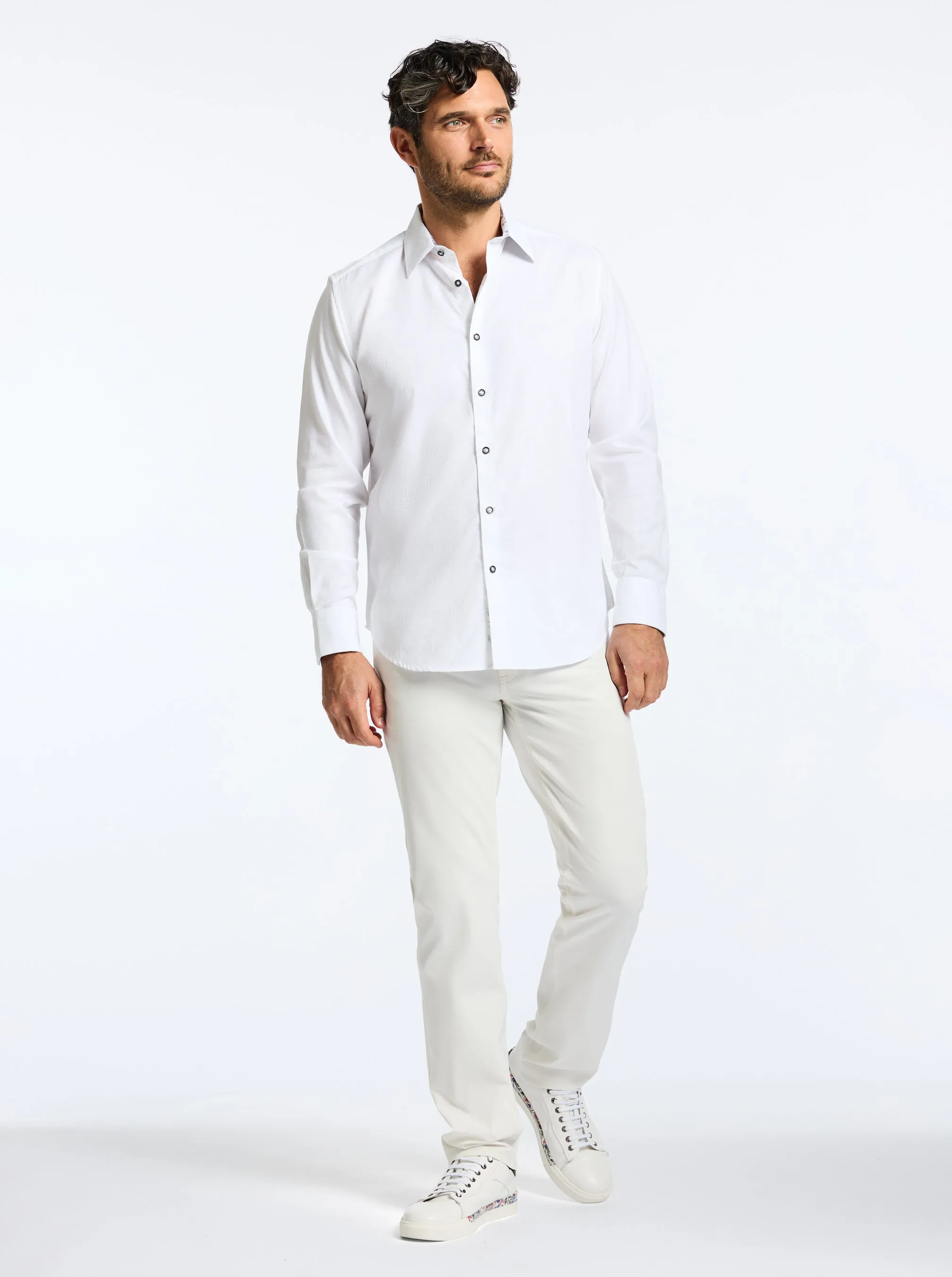 ODYSSEY LONG SLEEVE BUTTON DOWN SHIRT