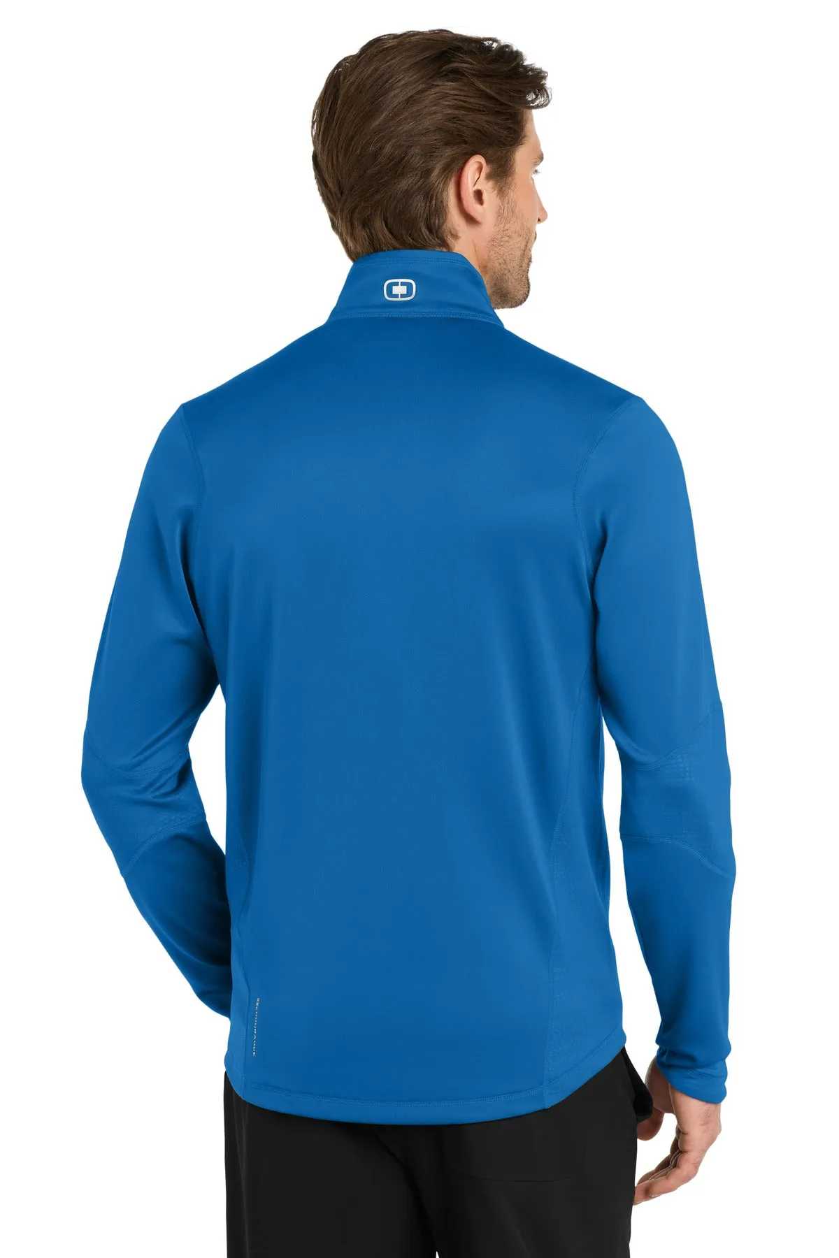 OGIO Fulcrum 1/4-Zip. OE701 Electric Blue