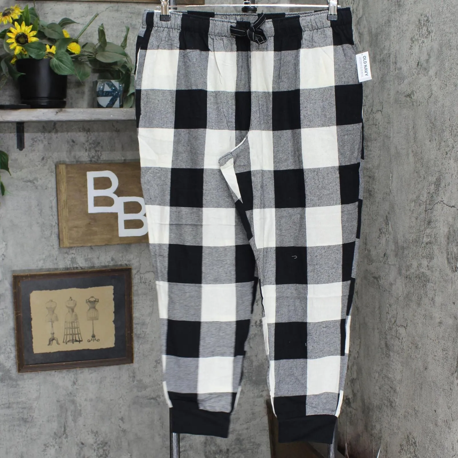 Old Navy Womens Flannel Jogger Pajama Pants 741092