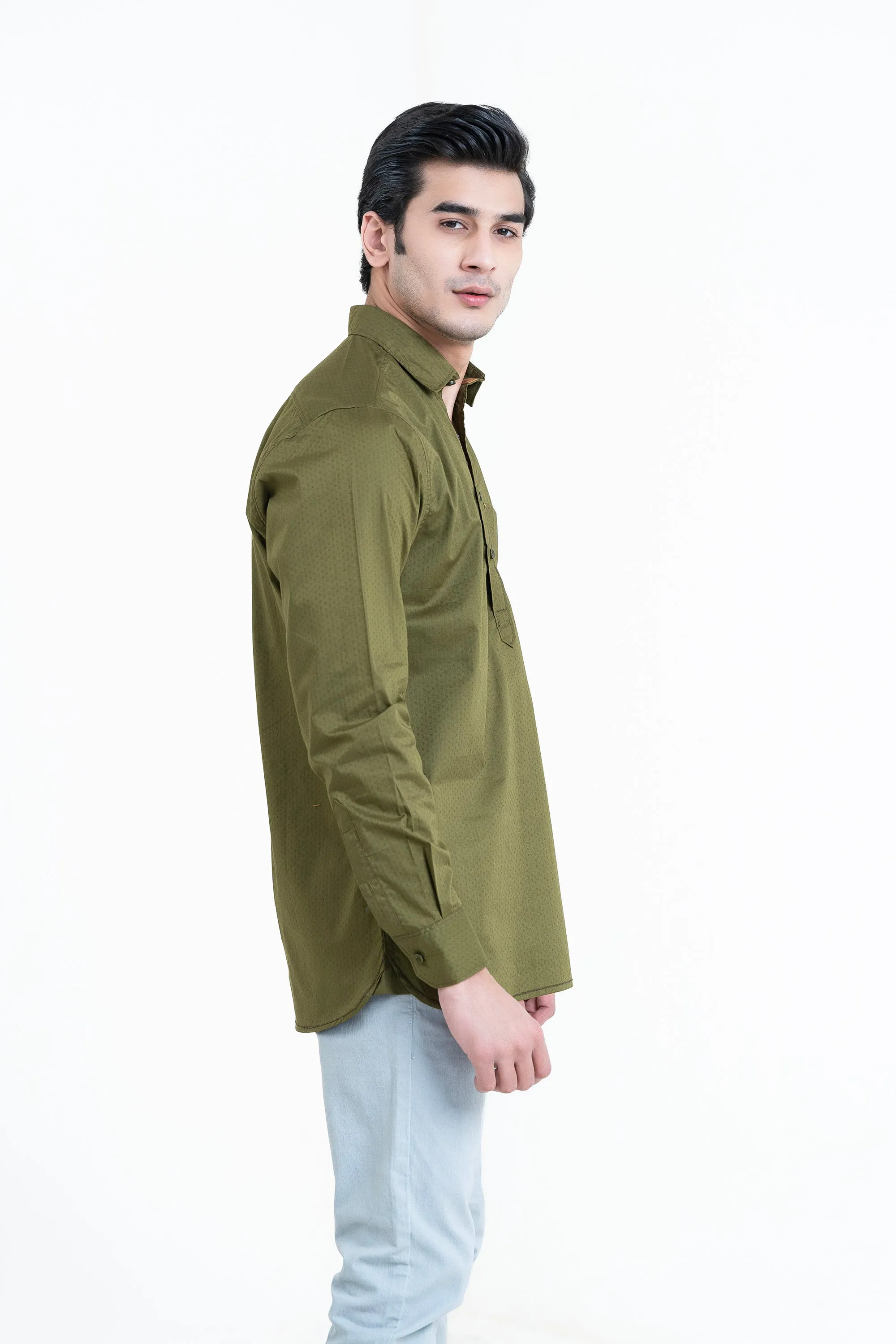 Olive Casual Shirt